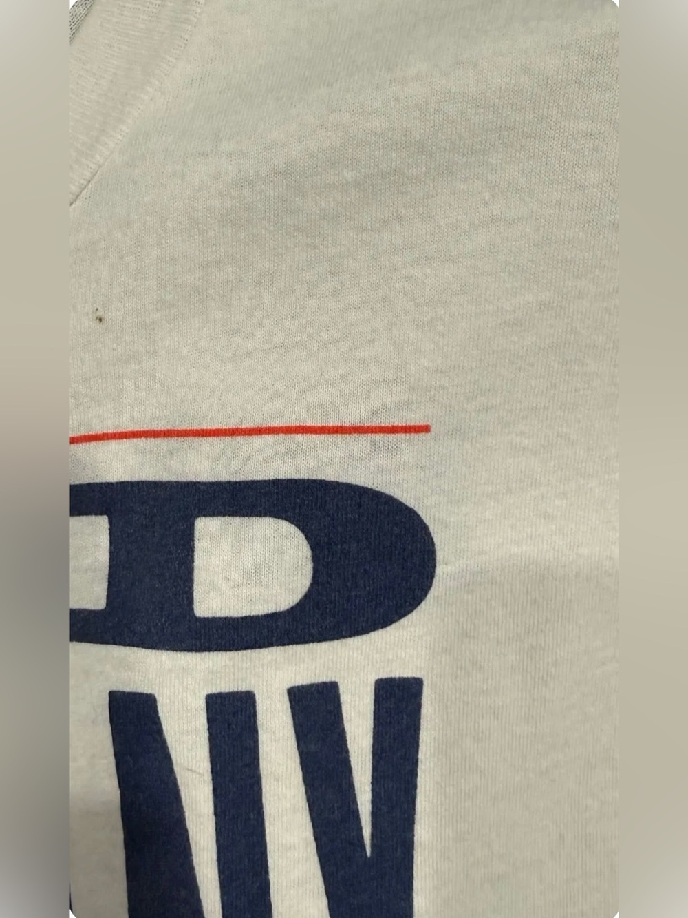 Vintage Bad Company Band Concert Graphic Tee - White with Navy Print Large - Picture 4 of 5